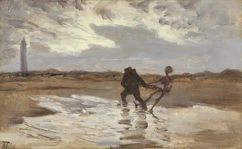 The drowned man's ghost tries to claim a new victim for the sea